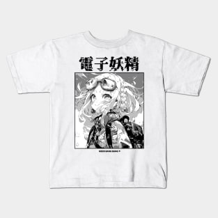 Kawaii Stylish Anime Girl Manga Aesthetic Streetwear Kids T-Shirt